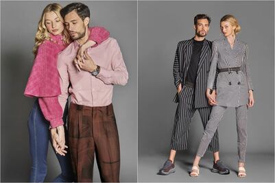 Outfits coordinados para festejar el amor en pareja 