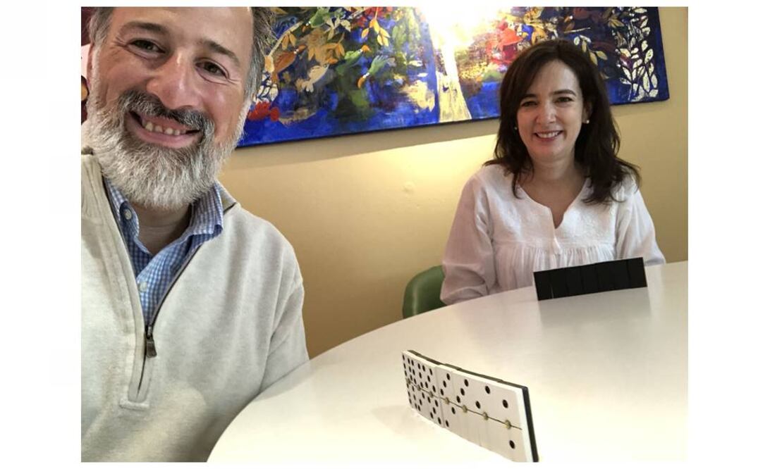 El ex candidato presidencial del PRI, José Antonio Meade, y su esposa, Juana Cuevas. Foto: @JoseAMeadeK