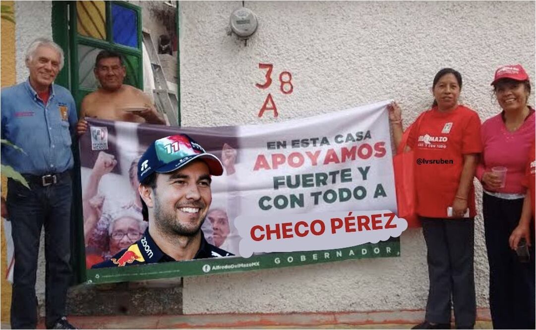 Checo Pérez regresa a la F1 y los memes ya hicieron lo suyo. FOTO: ESPECIAL