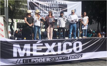 Se concentran en el Ángel de la Independencia por marcha "anti-AMLO"