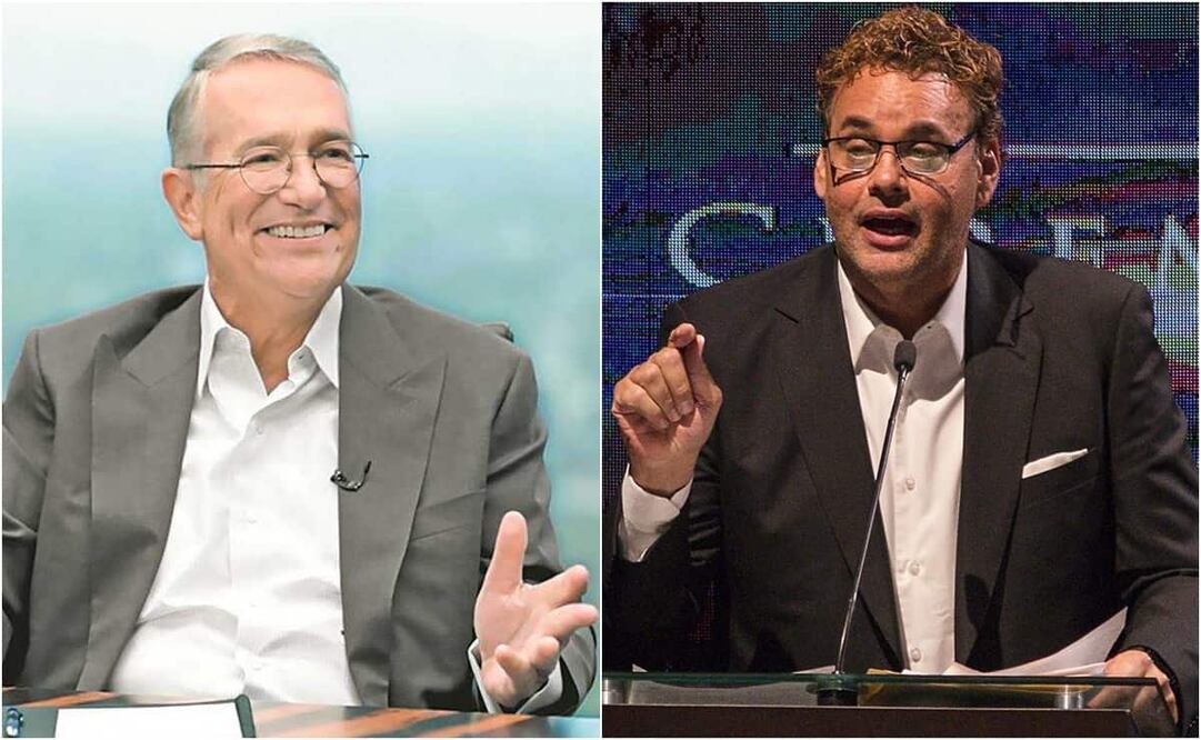 Ricardo Salinas Pliego y David Faitelson: Foto: ARCHIVO e Imago7