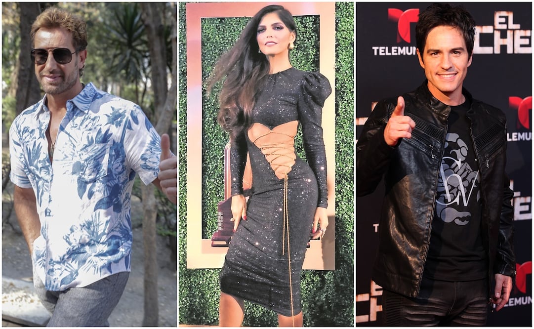 Gabriel Soto, Ana Bárbara y Mauricio Ochmann. Fotos: Archivo