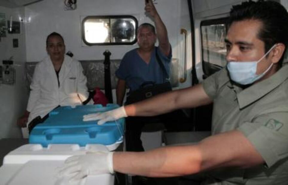 Llegan a CDMX tres órganos para trasplante provenientes de Zacatecas