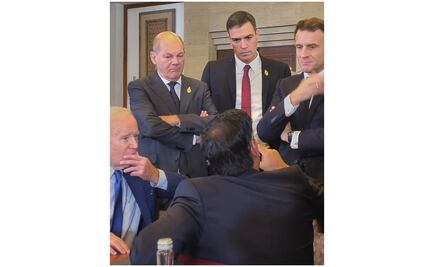 Gesto de líderes mundiales durante la reunión del G20 desata lluvia de memes en Twitter