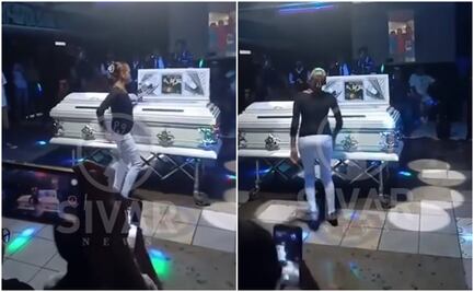 VIDEO Al ritmo de la cumbia y en plena discoteca; familiares le dan el último adiós a un hombre amante de la fiesta 