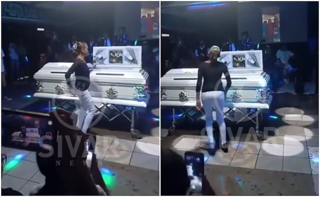 En La Unión, El Salvador, realizan velorio en una discoteca en honor a un fallecido que amaba la fiesta. Foto: Tomada del video