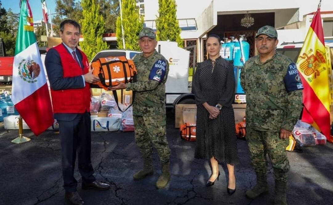 España dona 200 mil euros en especie a damnificados de Acapulco / Foto: Especial
