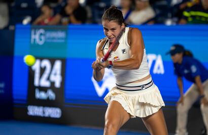Emma Navarro es semifinalista del Abierto GNP seguros; no piensa en las WTA Finals