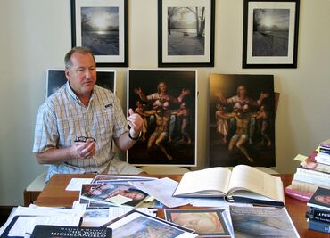 ¿Será un Miguel Ángel el cuadro de la sala?