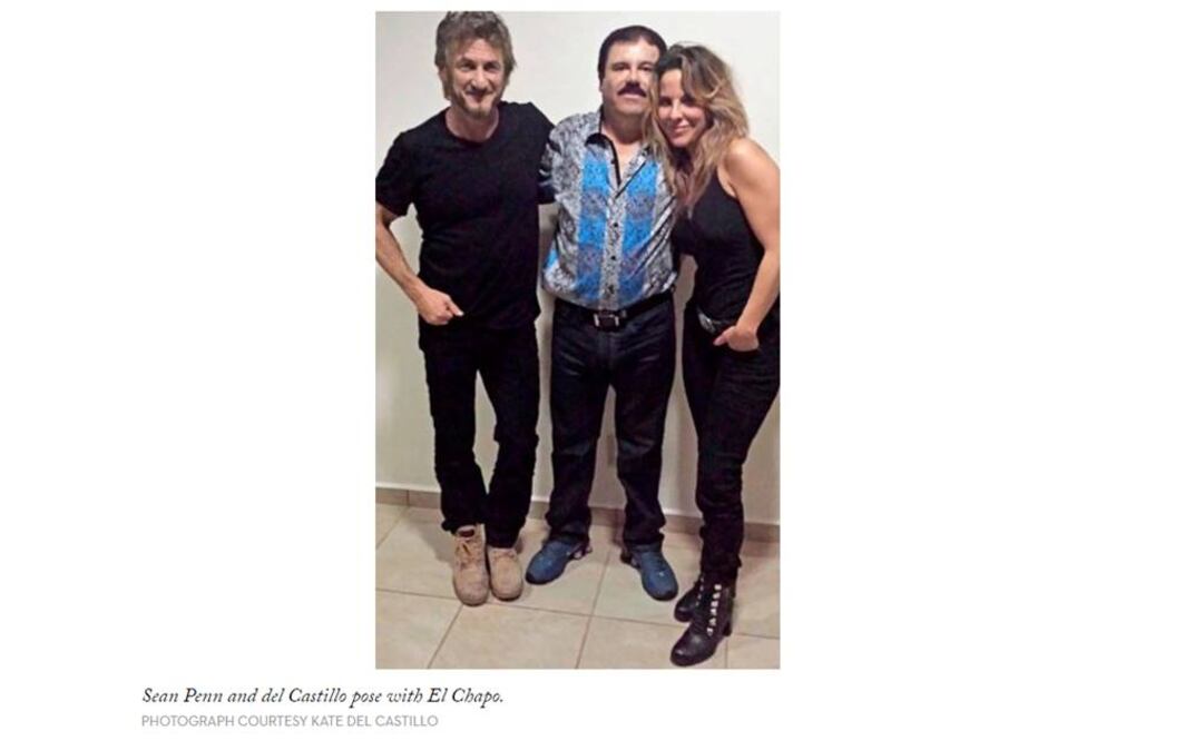 La fotografía es publicada en el sitio de The New Yorker y da como crédito "cortesía de Kate del Castillo"