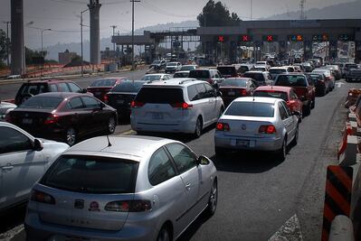 La México-Pachuca registra el mayor aforo vehicular