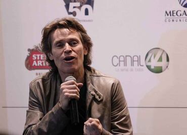 "Estoy con ustedes y mi mente está fuera de Estados Unidos": Dafoe