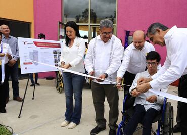 Américo Villarreal entrega obras de rehabilitación del Centro de Rehabilitación e Inclusión Tamaulipas