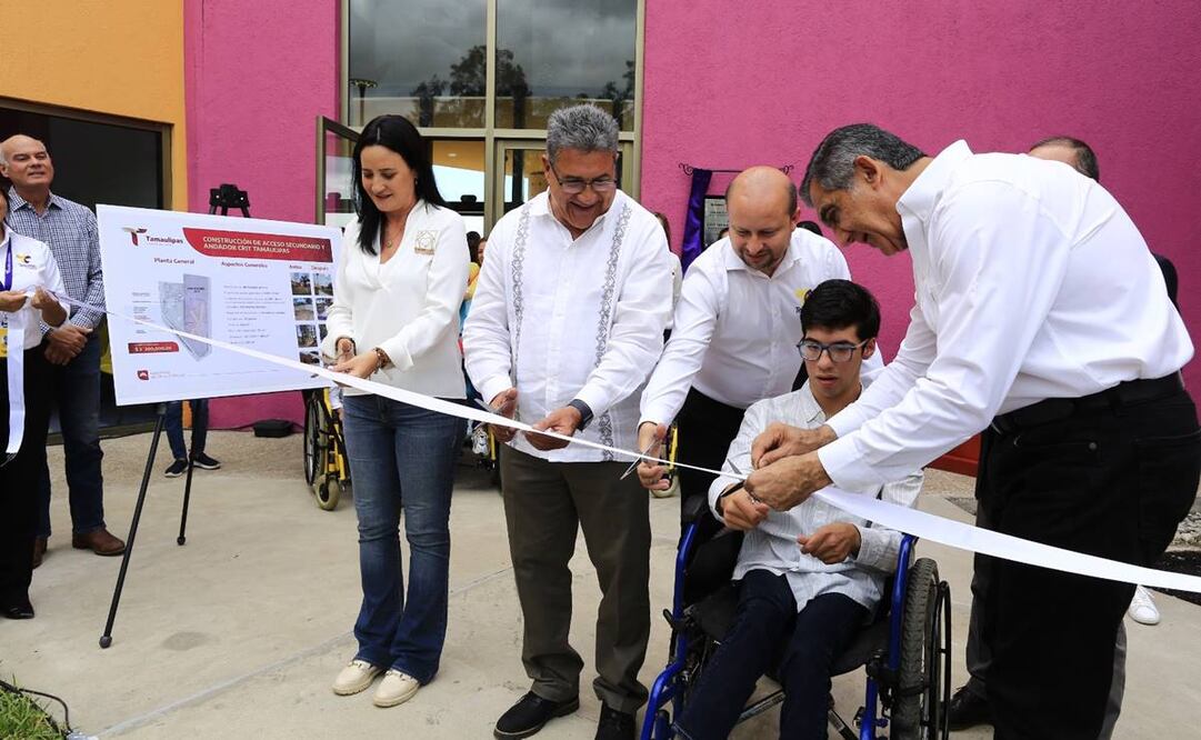 Américo Villarreal, gobernador de Tamaulipas entregó obras de rehabilitación de CRIT / Foto: Especial