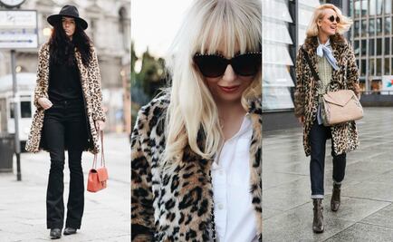  Combina tu abrigo de animal print como una experta