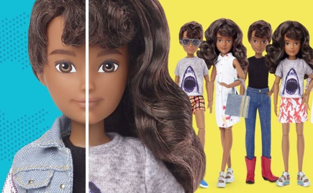 Mattel’s “Creatable World” dolls come with removable wigs allowing them to switch between long and short hair, as well as outfits including both dresses and trousers - Photo: Taken from Creatable World website