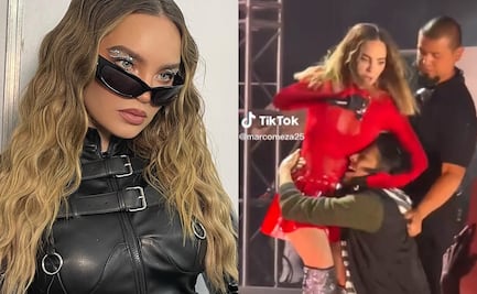 Belinda se lleva tremendo susto por culpa de un fan y termina lastimada