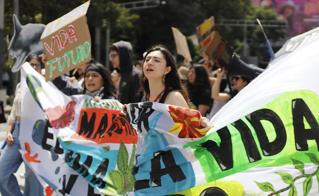 Marcha por el clima, la vida y el futuro. Foto: Fernanda Zamora / EL UNIVERSAL