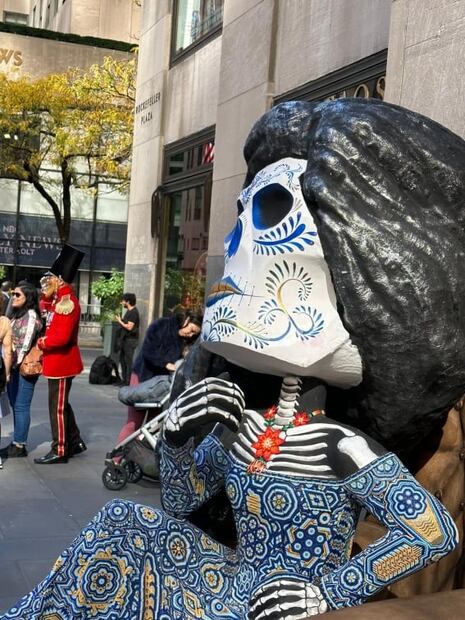 Una ofrenda de Día de Muertos en el corazón de Nueva York