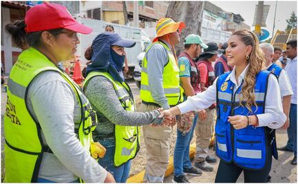 Evelyn Salgado rechaza críticas en su contra; encabeza Programa de Bacheo en Chilpancingo