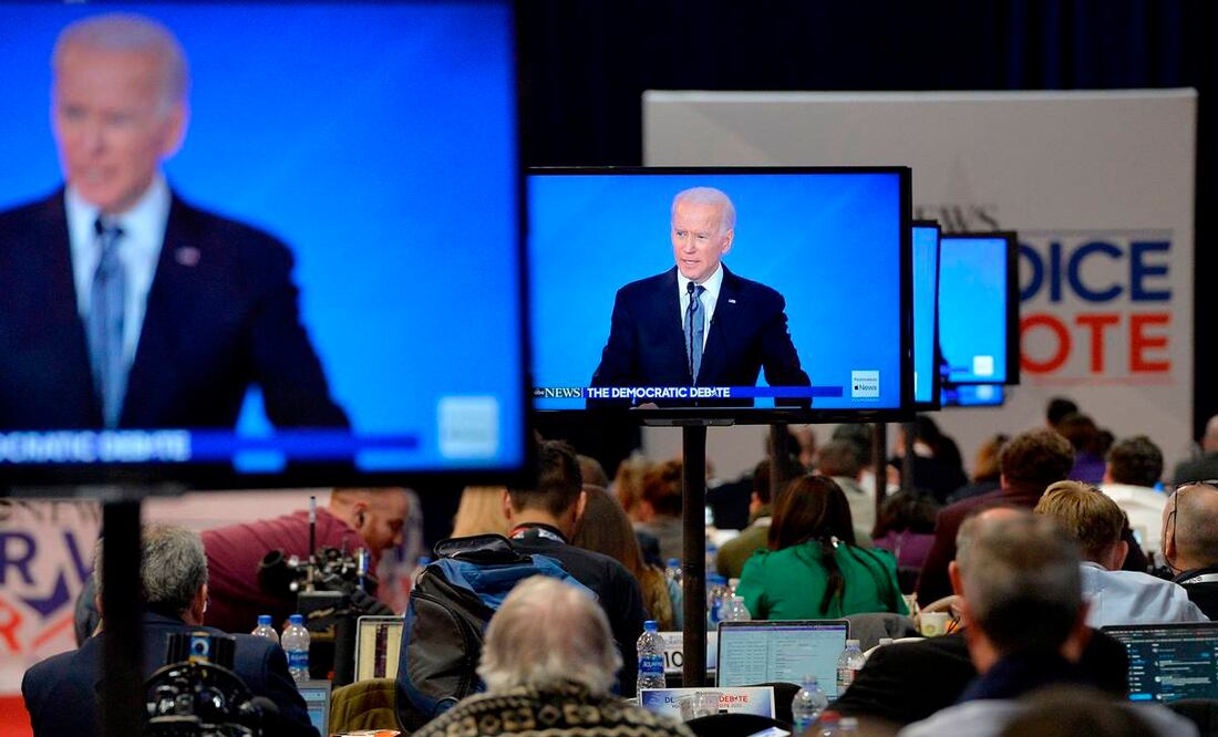 Joe Biden, aspirante a la candidatura demócrata para las elecciones presidenciales de EU. Foto: AFP