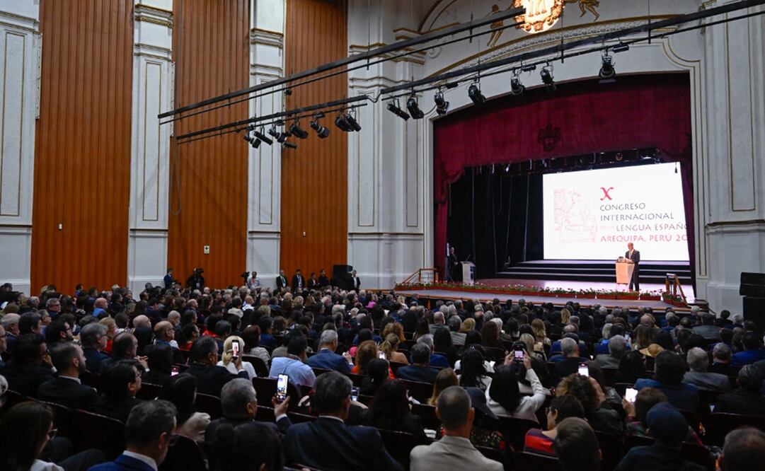 El X Congreso Internacional de la Lengua Española (CILE) se realizó en el Teatro Municipal de Arequipa. Foto: CILE AREQUIPA 2025.