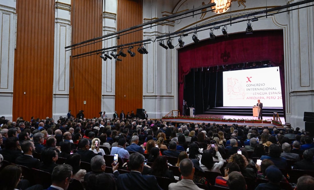 El X Congreso Internacional de la Lengua Española (CILE) se realizó en el Teatro Municipal de Arequipa. Foto: CILE AREQUIPA 2025.
