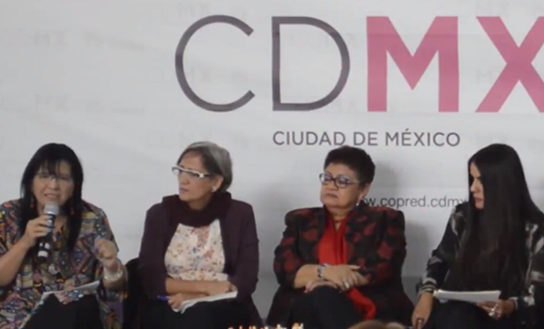 Foto tomada de video de Twitter: @COPRED_CDMX
