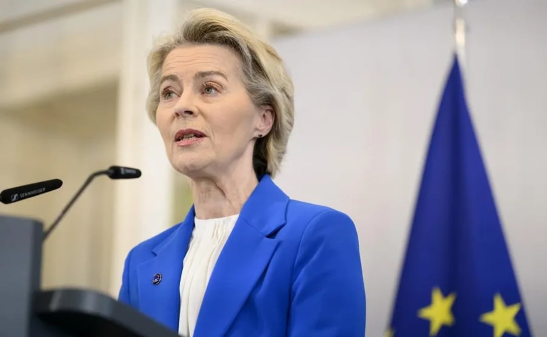 La presidenta de la Comisión Europea, Ursula von der Leyen. Foto: EFE