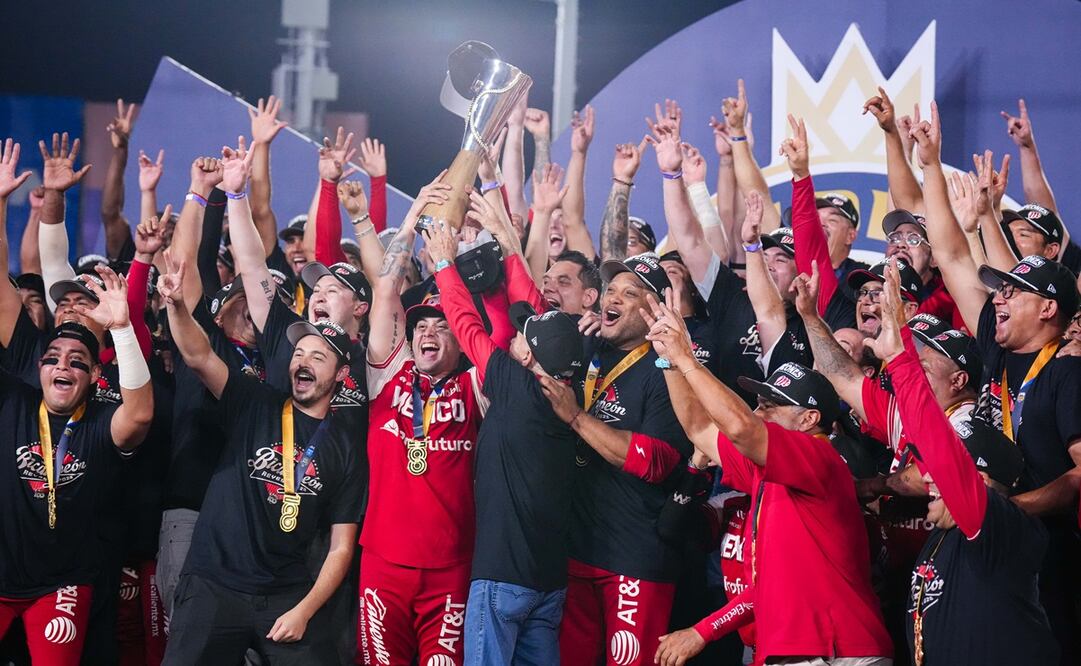 Los Diablos Rojos del México celebran su título número 18 en la LMB | FOTO: LMB