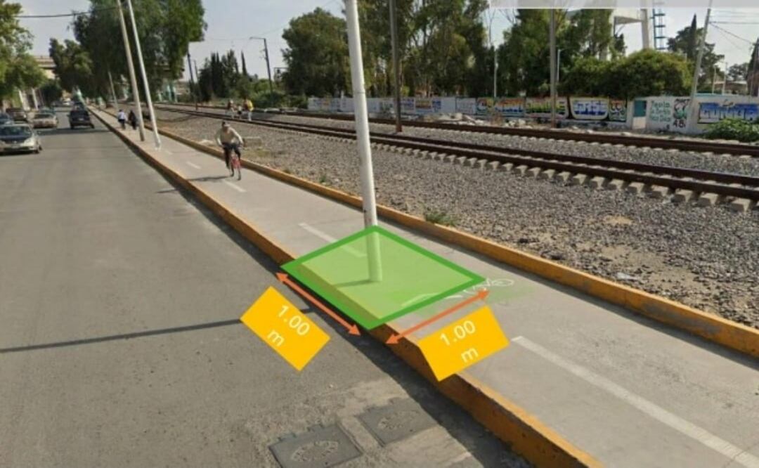 Demolerán ciclovía en Tultitlán por obras del Tren de Pasajeros México–Querétaro. Foto: Especial