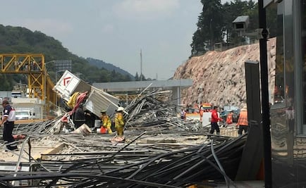 Choca tráiler en la caseta de La Marquesa; se reportan 7 heridos