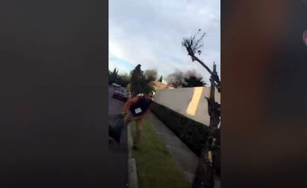 Video. Funcionario arroja basura ante negativa de colono