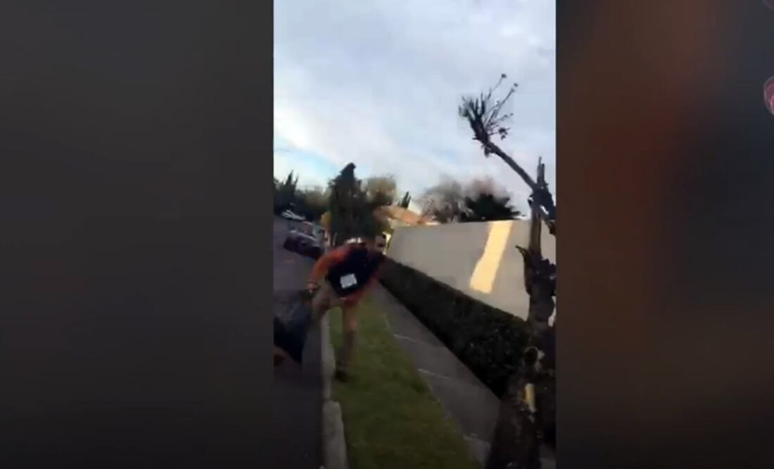 Video. Funcionario arroja basura ante negativa de colono