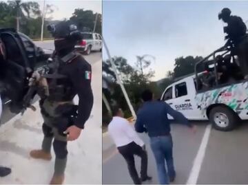 VIDEO: Alcalde de Huehuetlán, SLP, corre a Guardia Civil tras negarse a revisión de su camioneta