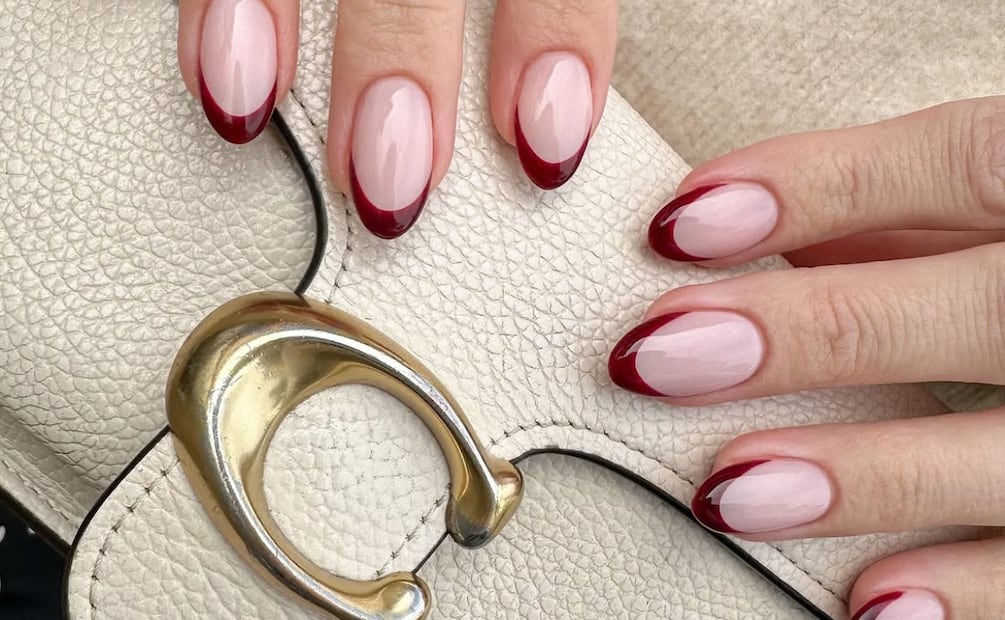 Uñas french. Foto: Instagram @jark.nails