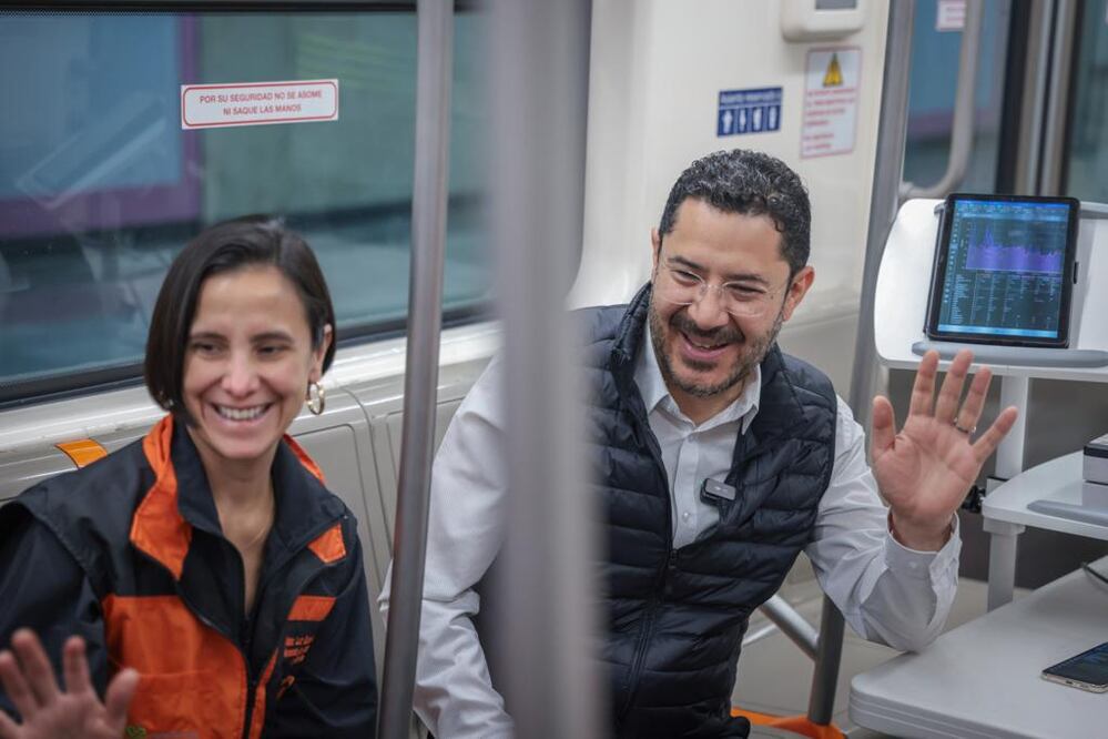 El jefe de Gobierno, Martí Batres, señaló que continúan las pruebas en el tramo rehabilitado de la Línea 1 del Metro. Foto: Twitter @martibatres