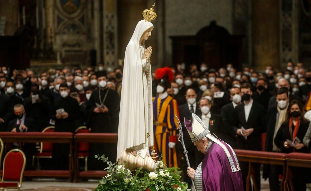 Francisco afirmó que "las seguridades humanas no son suficientes" y se necesita "la presencia de Dios. Foto: EFE