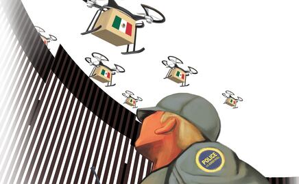 Cárteles usan drones hechos a la medida para traficar droga a EU; cargan hasta 100 kilos