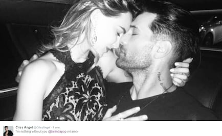 "Soy nada sin ti", dice Criss Angel a Belinda