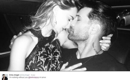 "Soy nada sin ti", dice Criss Angel a Belinda