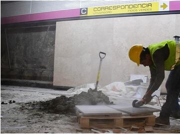 Cinco estaciones de Línea 1 del Metro reciben “manita de gato”