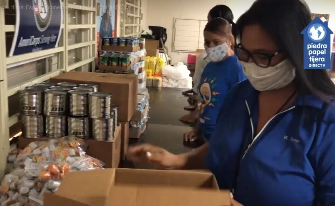 "Piedra, papel, tijera". Foto: Captura 