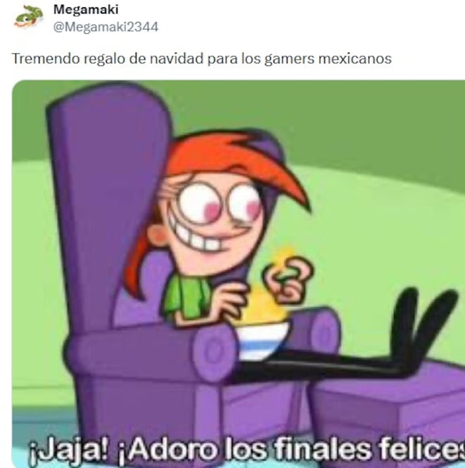 El caos navideño y la cancelación del impuesto a videojuegos violentos en los memes de la semana. Vía x