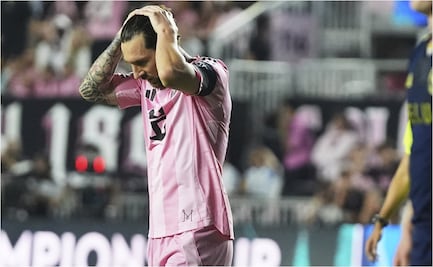 Resultado: Lionel Messi e Inter Miami fracasan; fueron goleados en la Copa de Campeones de la Concacaf