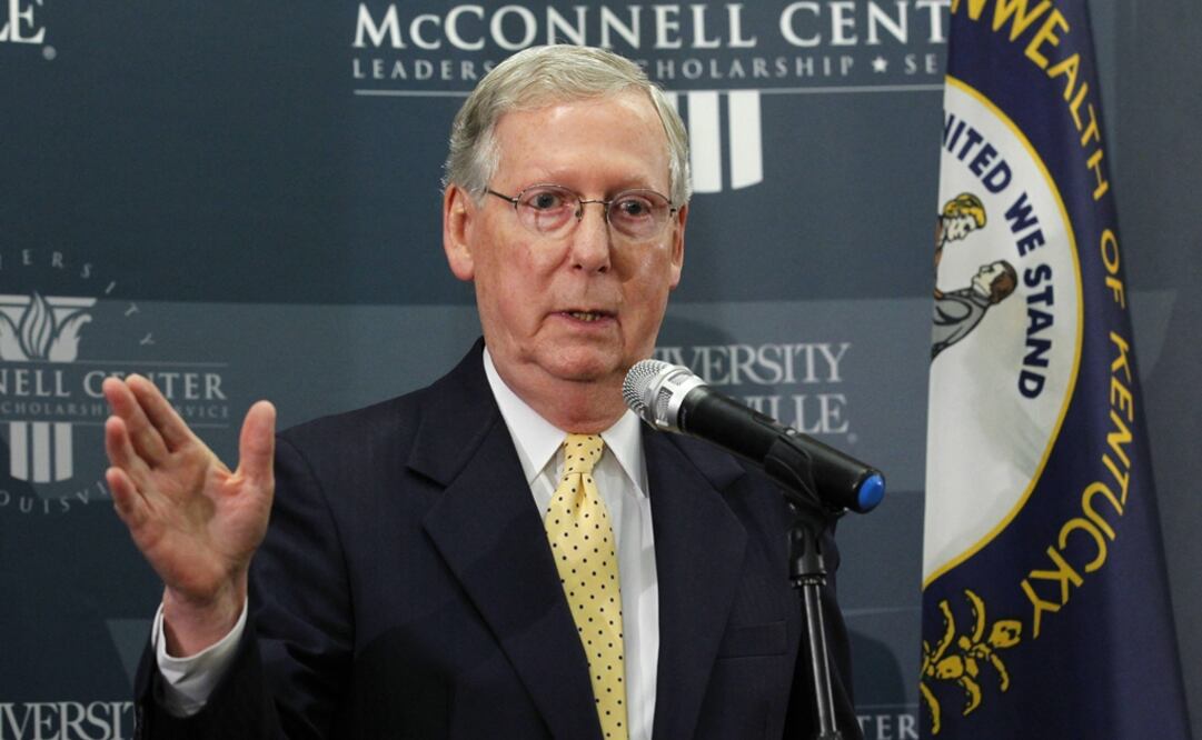 Líder de la mayoría en el Senado, Mitch McConnell (Foto: Reuters)