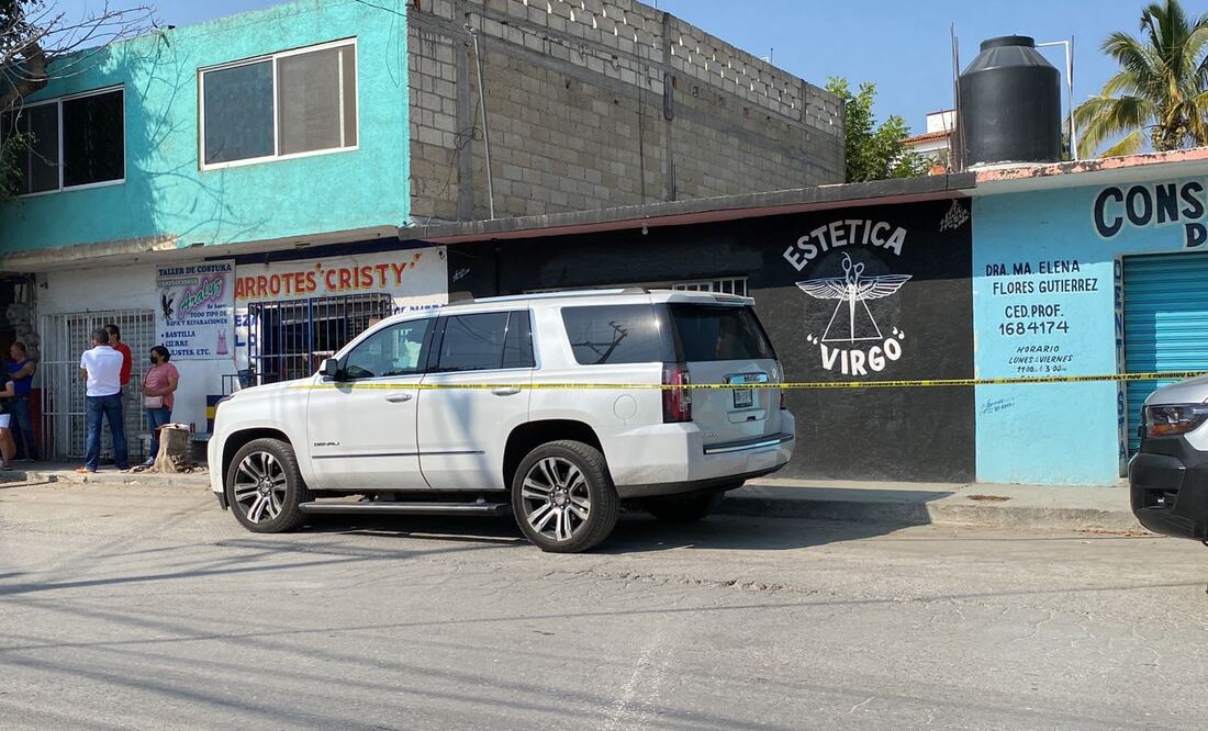 Camioneta donde viajaba el juez atacado. FOTO: Especial