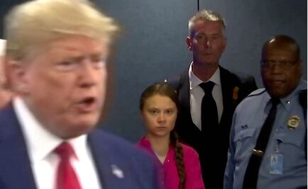Trump ironiza sobre Greta Thunberg, "una joven muy feliz"