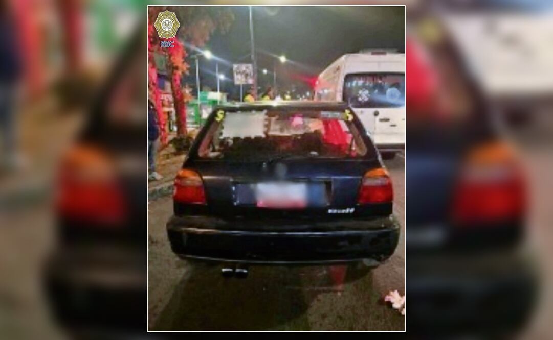 El conductor del vehículo, de 28 años, fue capturado. (04/02/2025) Foto: Especial
