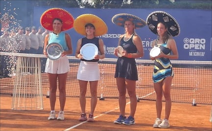 Marian Gómez Pezuela y Varvara Lepchenko se quedan cortas en la final de dobles del Querétaro Open